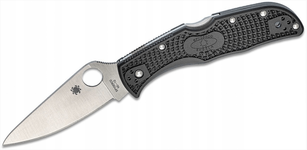 Spyderco C243PBK Endela Lighweight Black nóż kieszonkowy 8,7cm, czarny, Frn