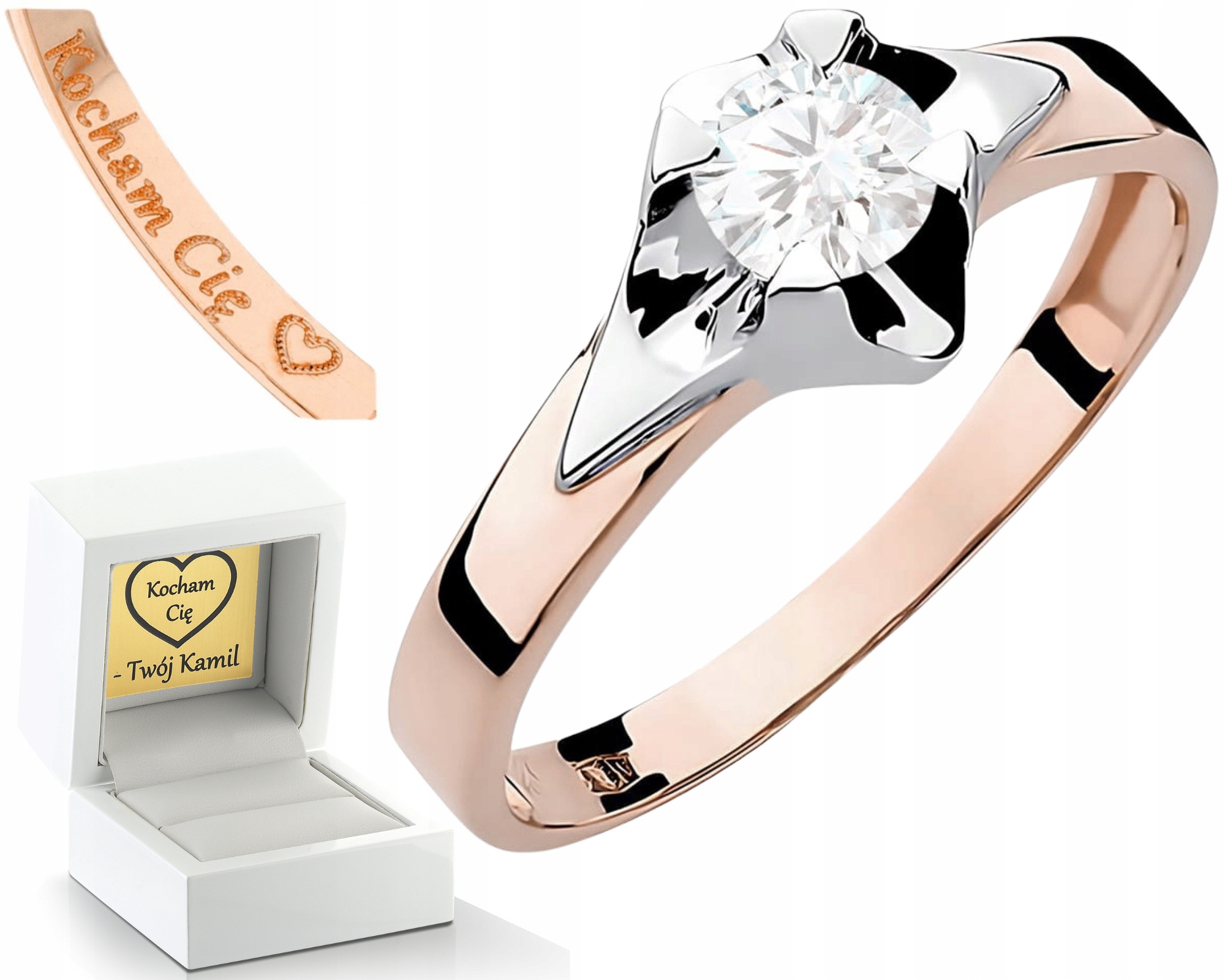 Klasický Prstýnek S Laboratorním Diamantem