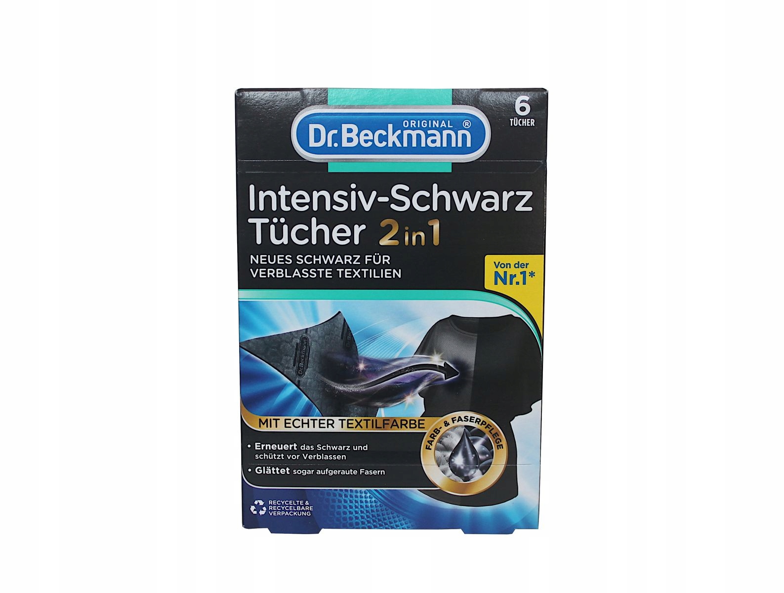 

Chusteczki do prania czarnych tkanin Dr Beckmann