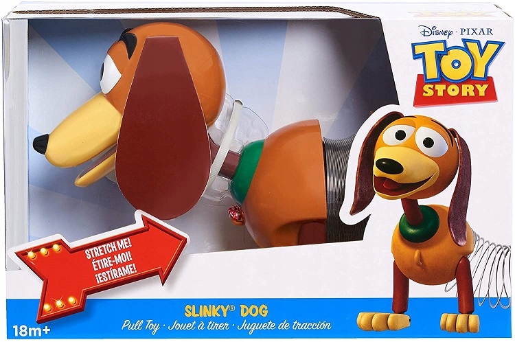 TOY STORY 4 ROZCIĄGLIWY PIES CIENKI SLINKY DOG NA SPRĘŻYNIE 03210 Marka Mattel