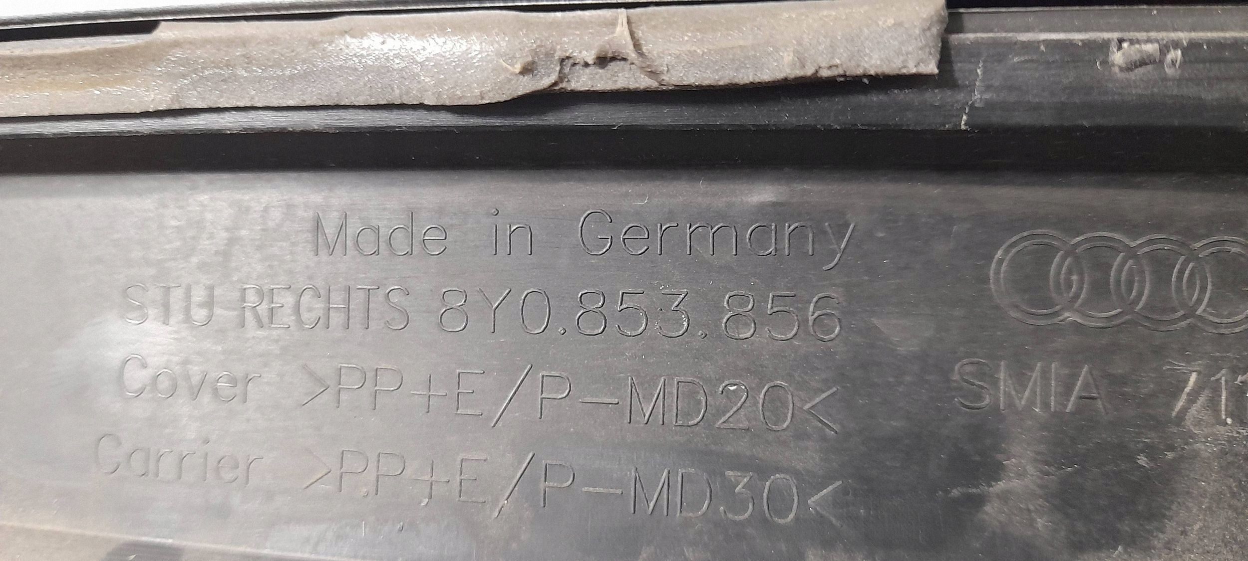 Audi A3 8Y S-Line moulding threshold right 8Y0853856 (A22)