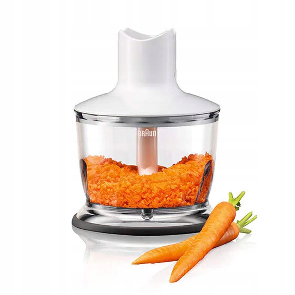 BRAUN Blender Ręczny MultiQuick 3 Stalowy 2 Prędkości 600ml Biały — miniatura 2