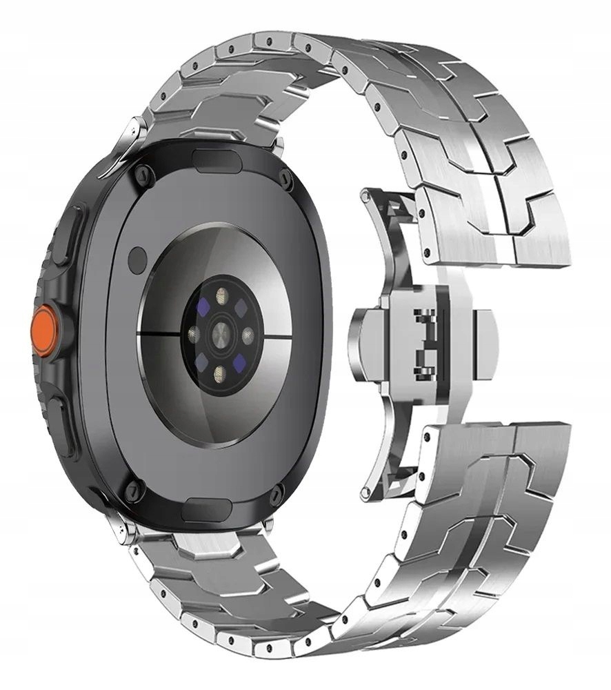 Bransoleta Stal Srebrna Pasek Do Samsung Galaxy Watch 8 9 40MM 44MM 46MM