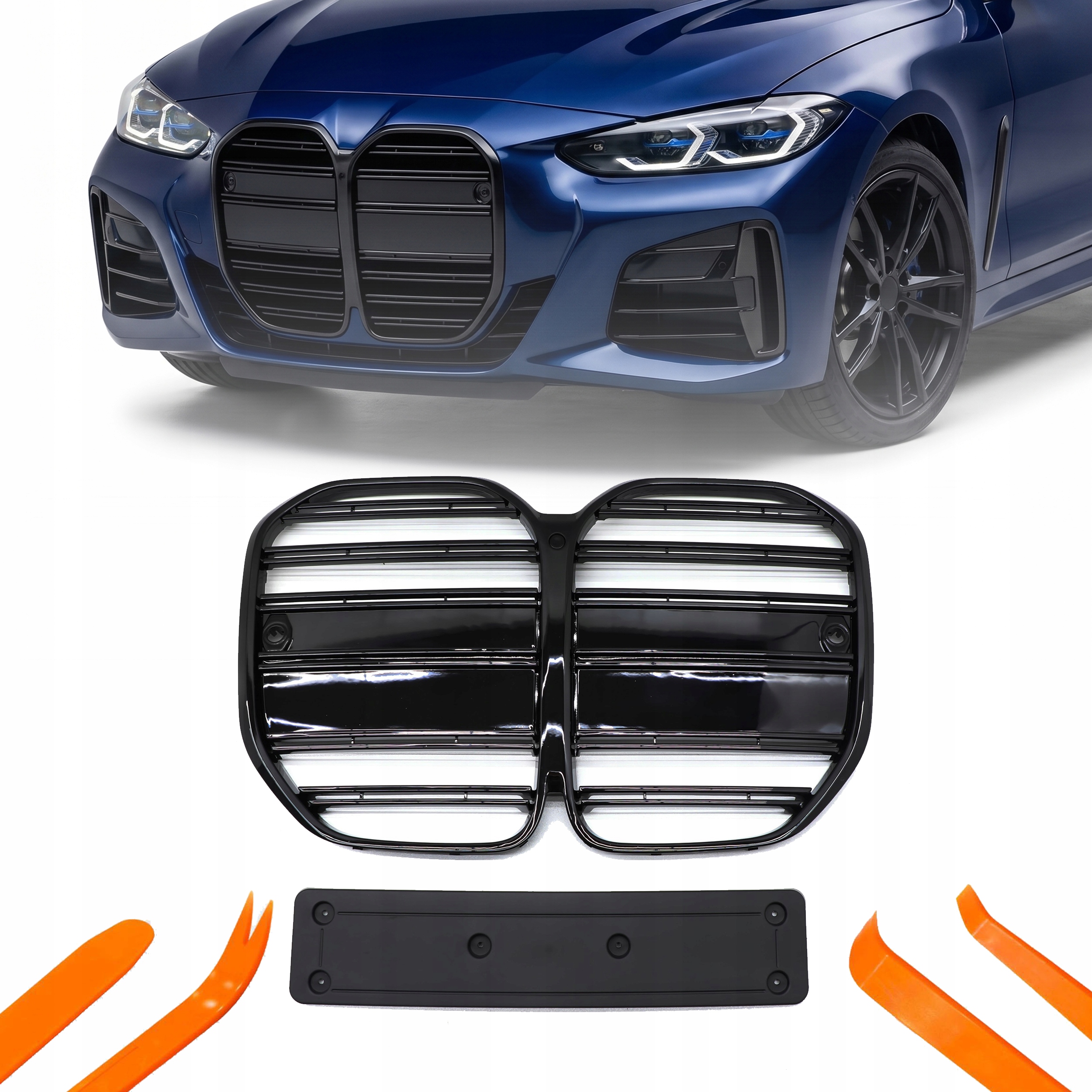 Přední Atrapa Bmw 4 G22 2D 2021- Gril Mřížka Ledviny