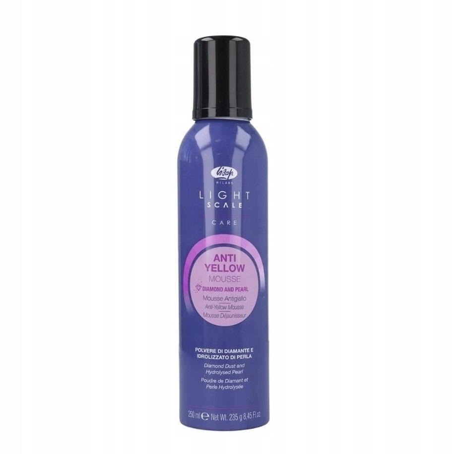 Lisap Light Scale Pěna Pro Blond A Šedivé Vlasy 250 ml