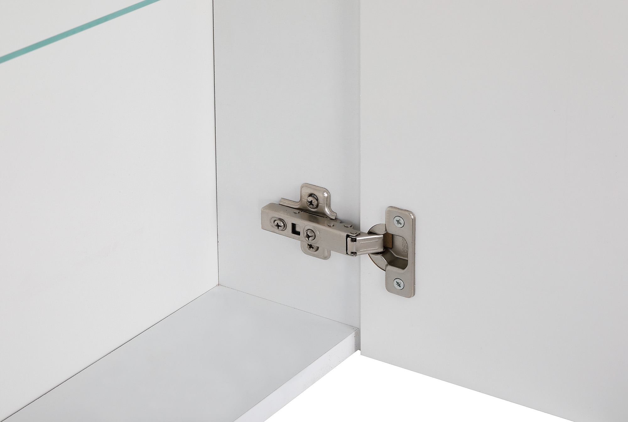 Szafka Łazienkowa Wisząca Biała Połysk Do Łazienki Na ścianę 40 cm Szerokość mebla 40 cm