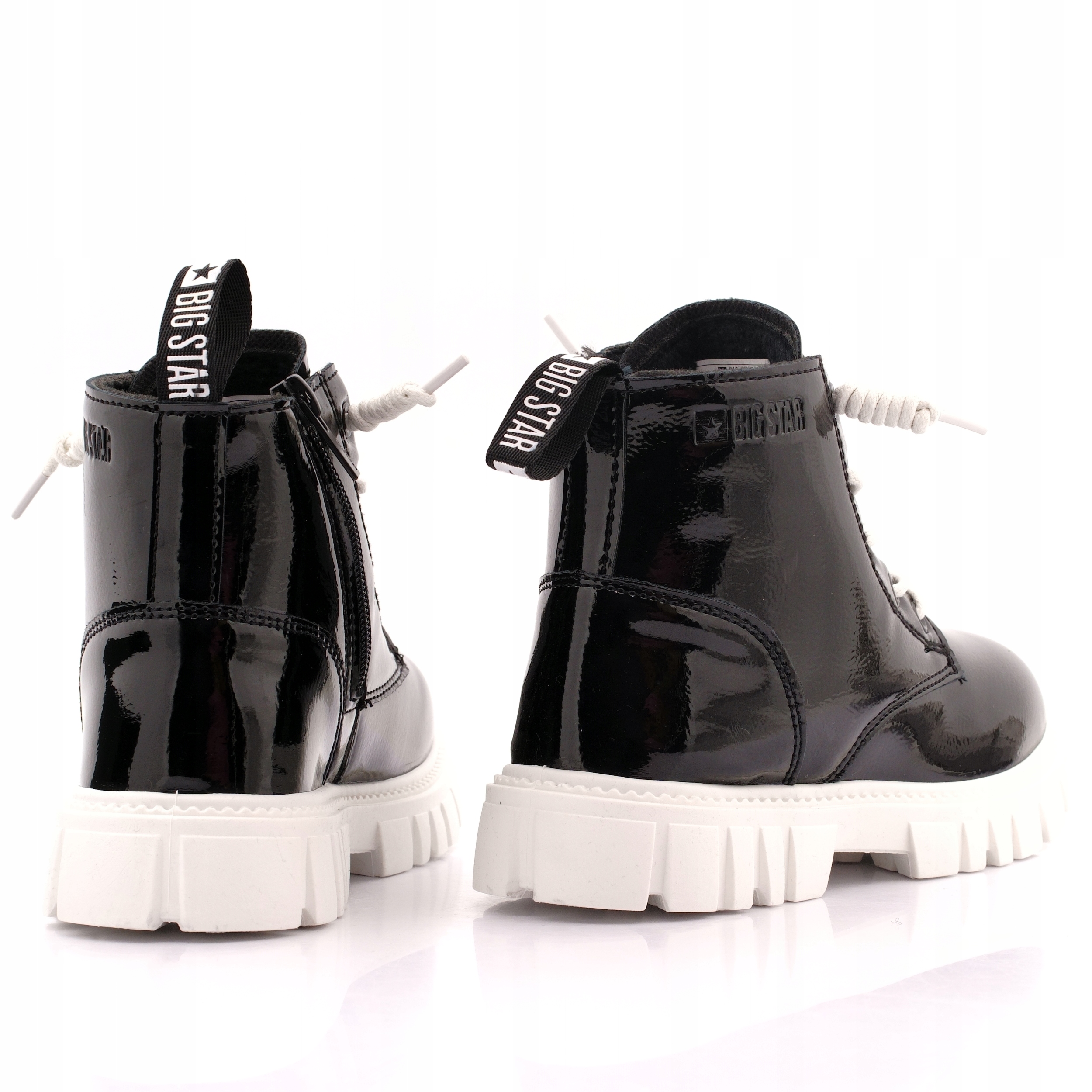 BIG STAR TRAPERY DZIEWCZĘCE TRZEWIKI BOTKI DZIECIĘCE CZARNE MM374147 33 Rozmiar 33