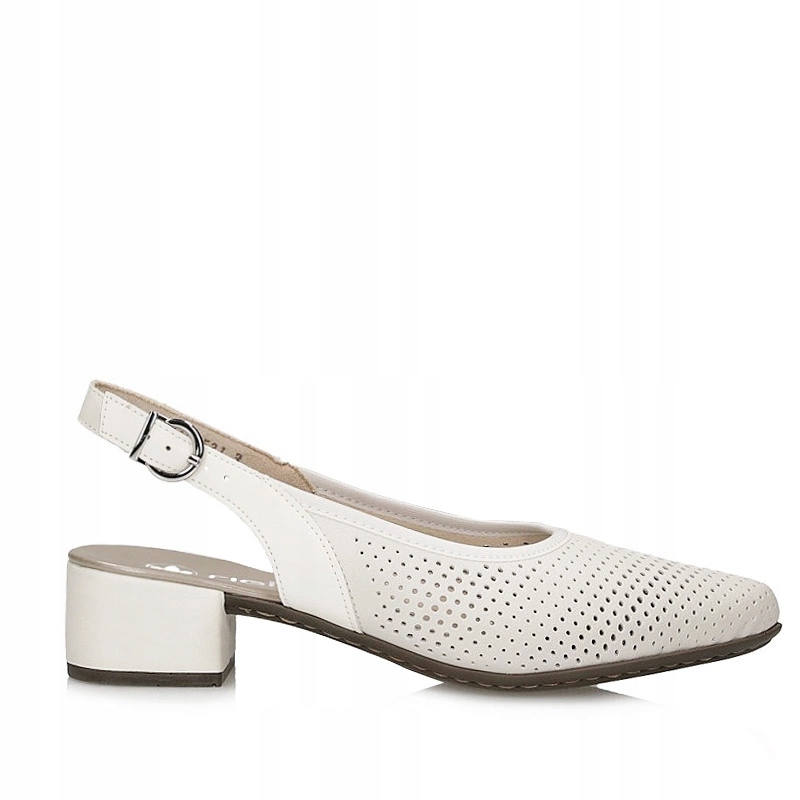 Pohodlné dámské sandály na podpatku Rieker 47066-80