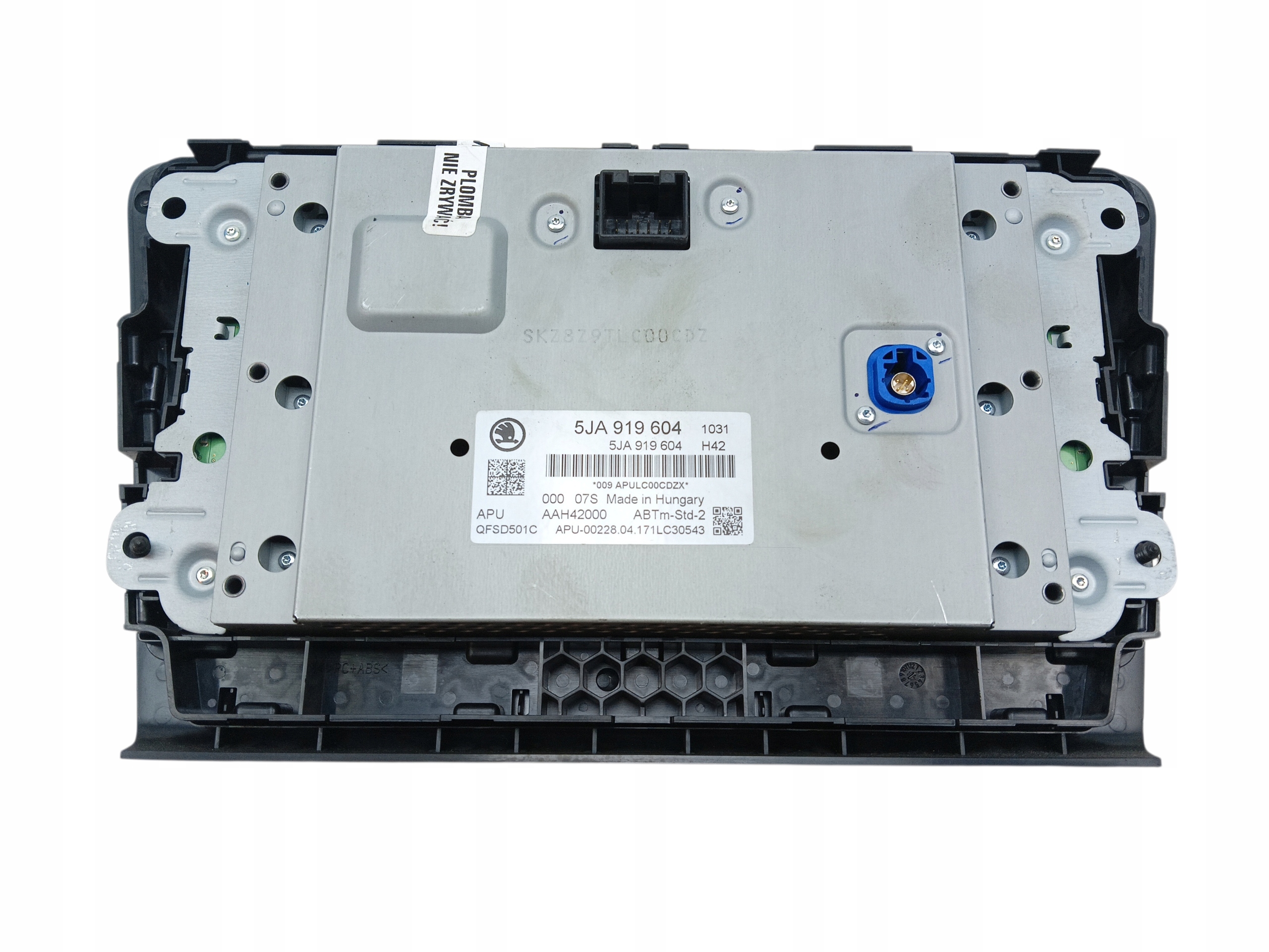 Display RADIA SKODA RAPID 5JA919604