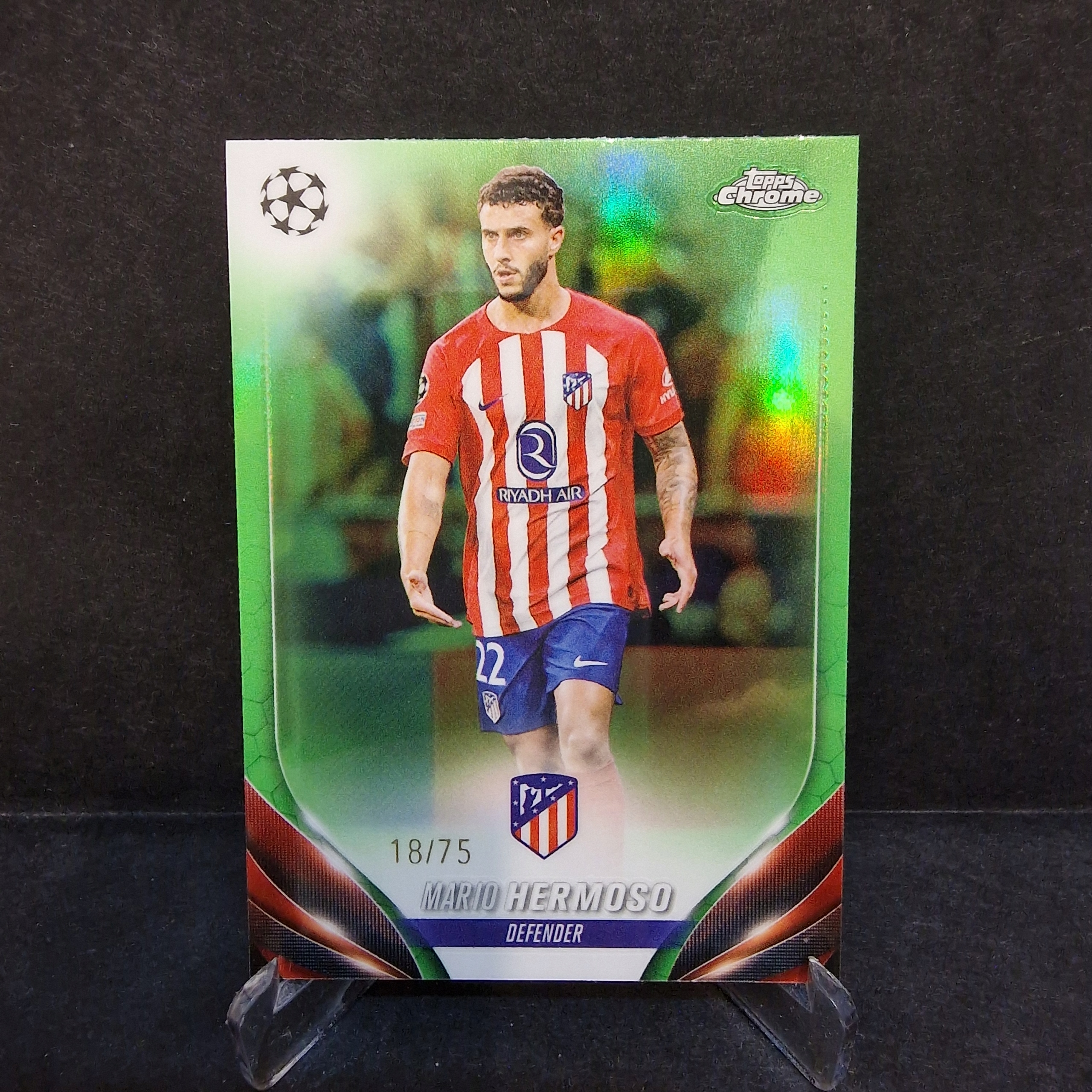 2023-24 Topps Chrome Ucl Mario Hermoso /75 Atl Madryt /MR5