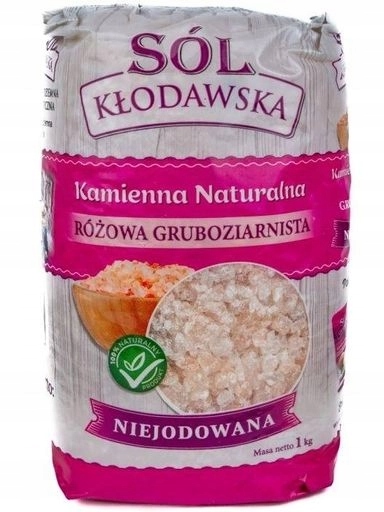 Levně 8x Klodavský Solný Důl Kamenná sůl růžová hrubá 1kg