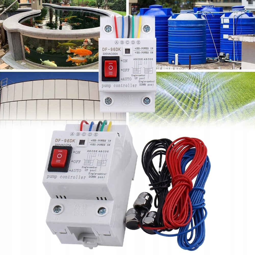 Snímač Hladiny Kapaliny 220 V Vody Regulátor Stykač