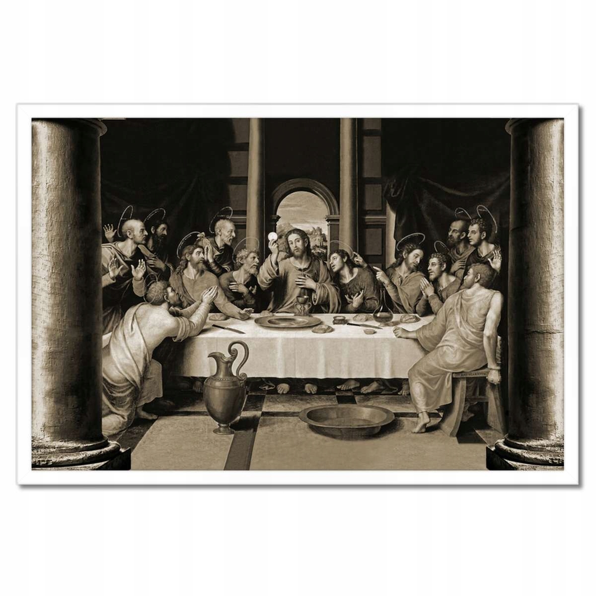Plakáty v rámu 60x40 Poslední Večeře Bible