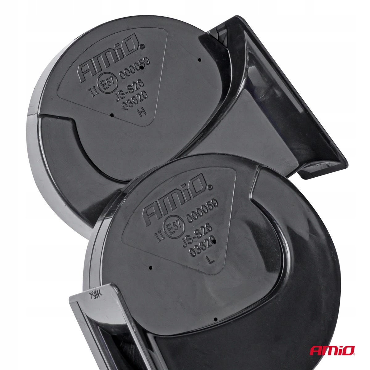 Klakson sygnał dźwiękowy 12V 2 sztuki AMIO-03620 Producent części Amio