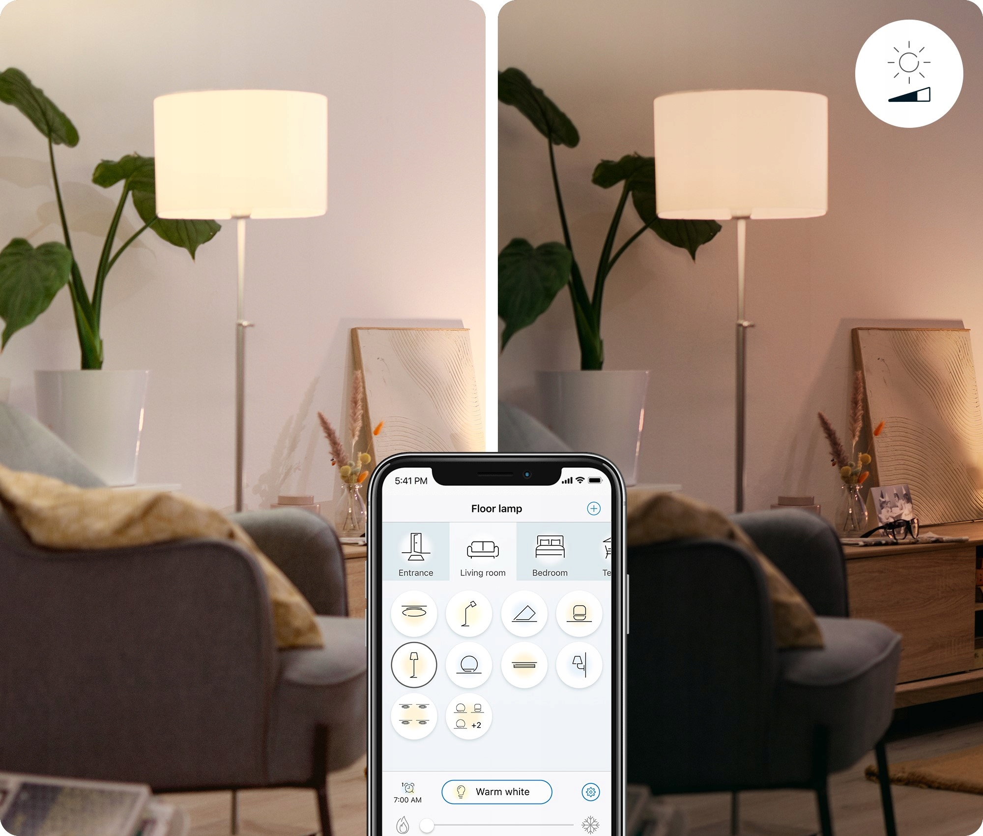 WiZ Lampa przenośna Squire kolorowa stołowa smart Kolor biały