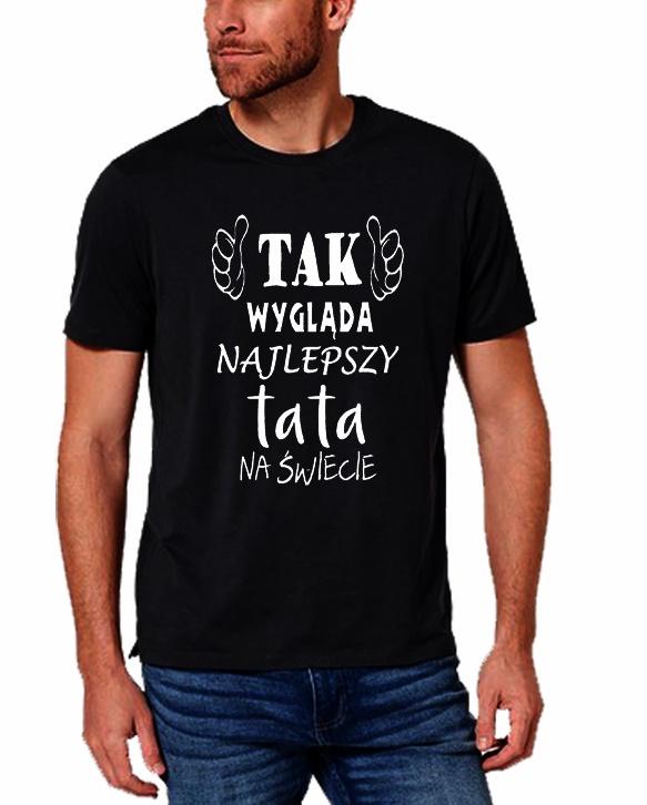 

Koszulka Na Dzień Ojca super prezent Tata Hit L