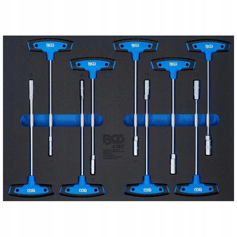 Vložka do zásuvky 3/3, sada nástrčných klíčů typu T 9 ks Bgs 4192