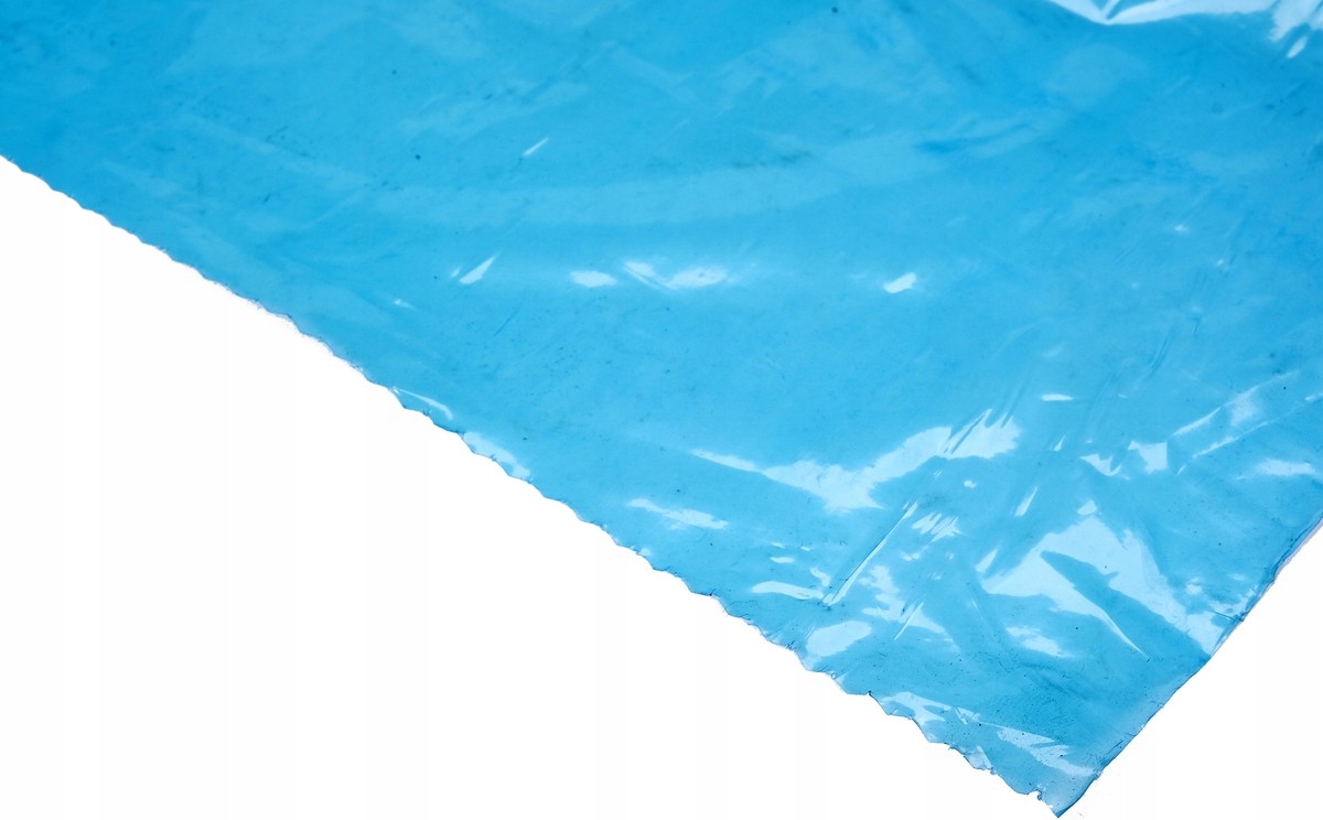 FOLIA OCHRONNA SAMOPRZYLEPNA NIEBIESKA 50cm x 75m Grubość 45 µm