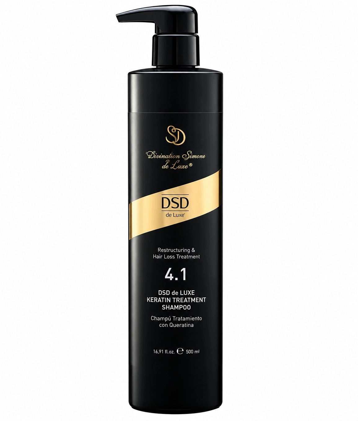 Dsd Dixidox De Luxe 4.1 Szampon z Keratyną Stymulujących Wzrost Włosów 500