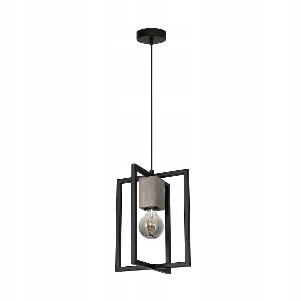 Moderní černá závěsná lampa nad stůl Milagro