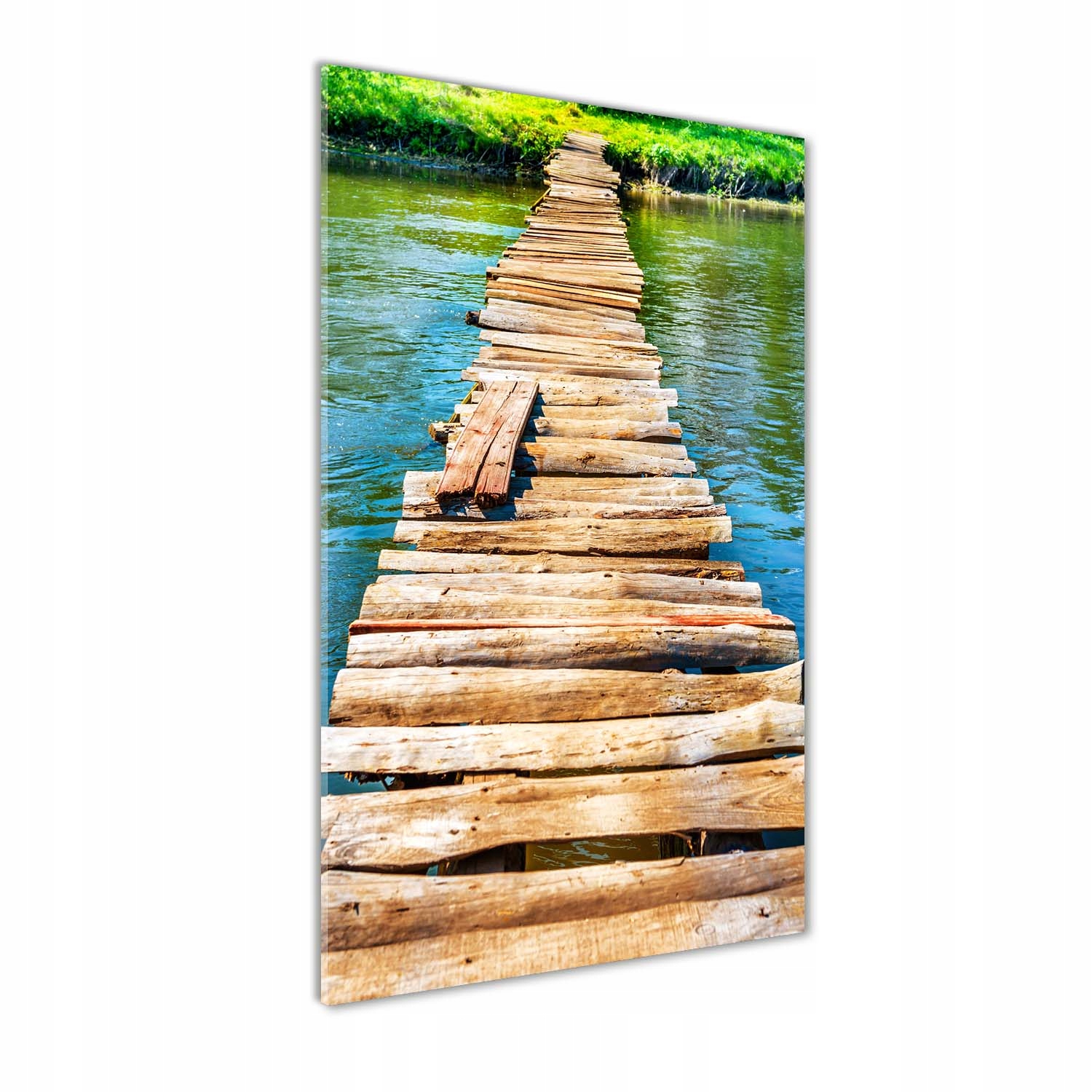 

Foto obraz akryl do salonu Drewniany most 60x120cm