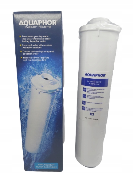 Filtr wody aquaphor K3 wkład węglowy 5 mkr