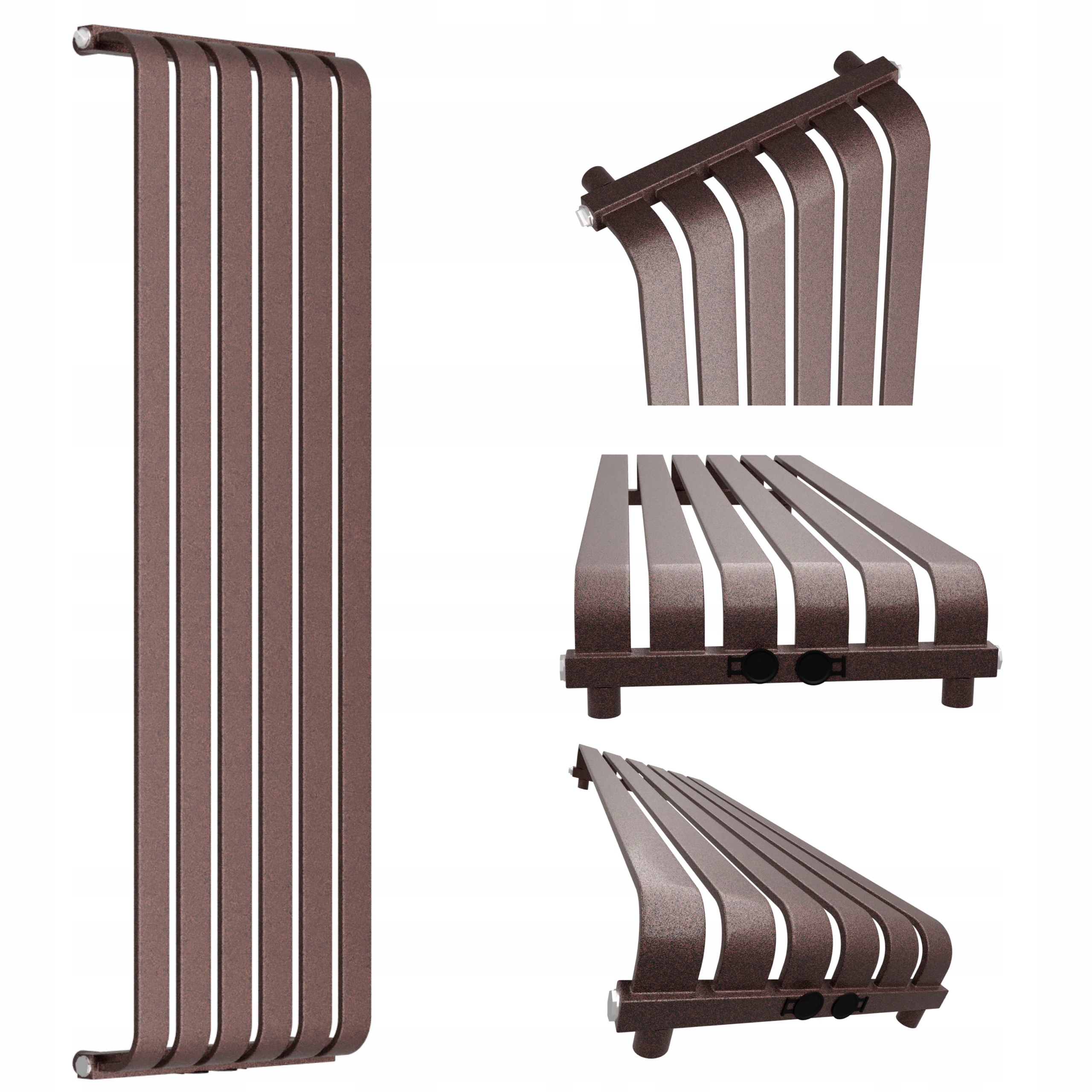 Dekorativní radiátor Amari 100x39 Bordo