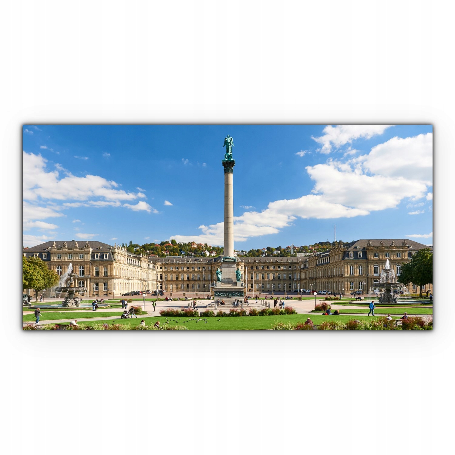 

foto-obraz na płótnie 120x60 Pomnik Miasto Rzeźba
