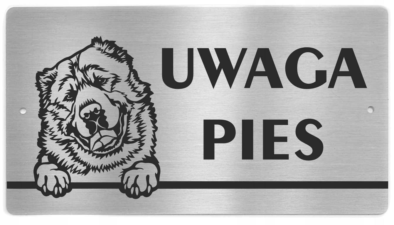 

Tabliczka Uwaga Pies Owczarek Środkowoazjatycki