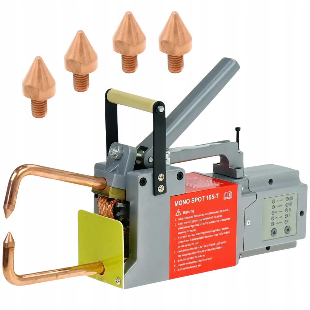 Ruční svářečka Monospot 155-T klešťová 230V 3800A 1,5 mm 1,5 mm sada