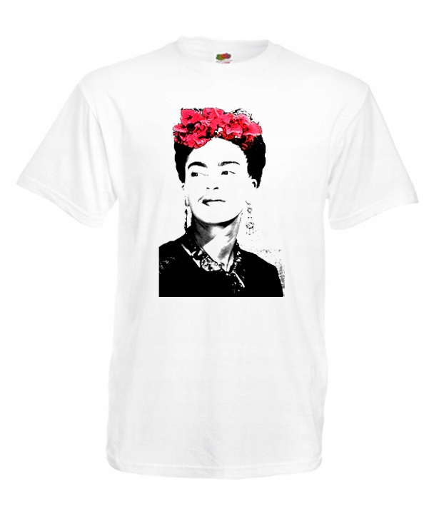 

S Koszulka Męska Frida Kahlo Kwiaty Meksyk Wzór