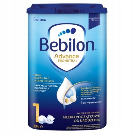 Bebilon 1 Pronutra Advance Mleko początkowe od urodzenia 800 g