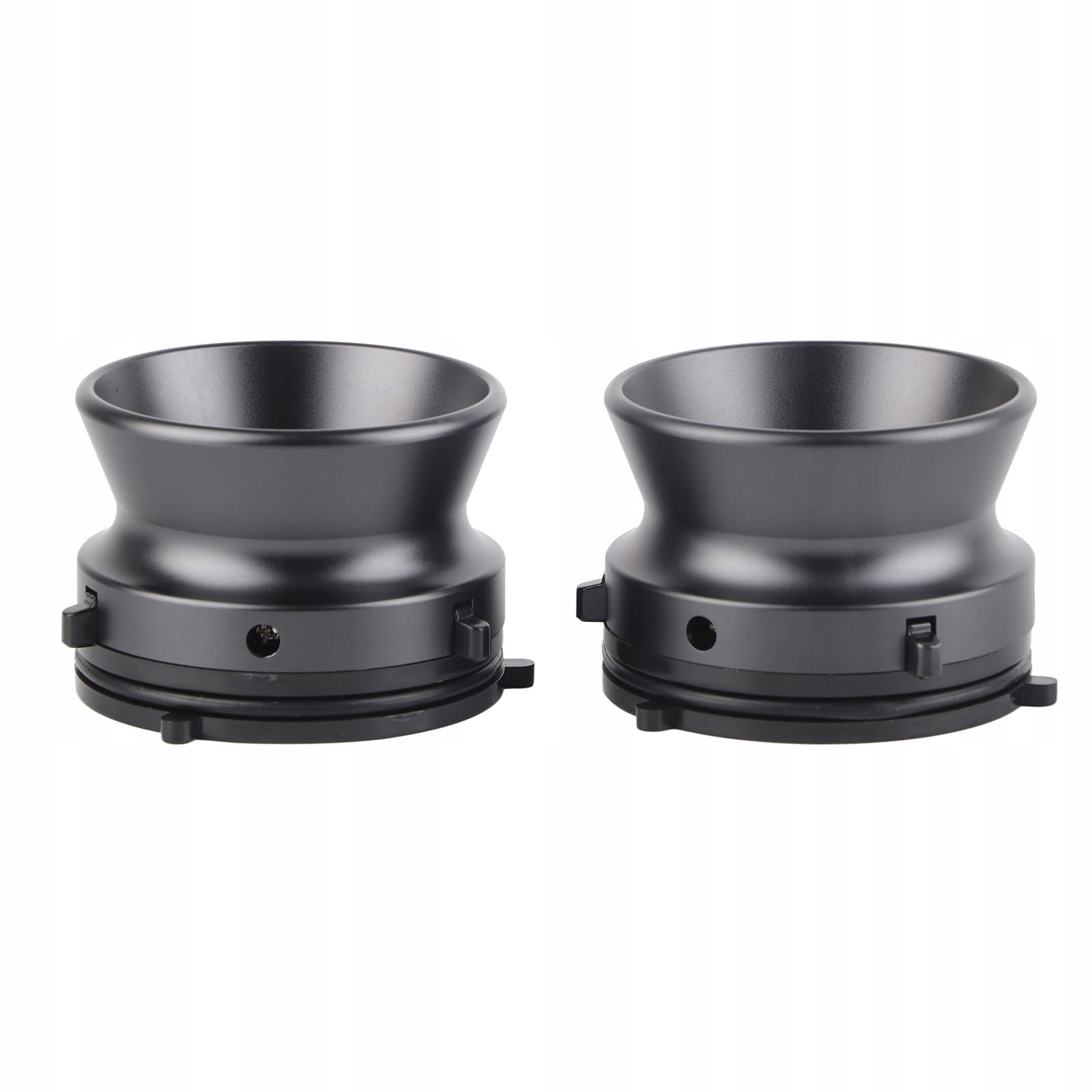 Dvojice Adaptérů Nab Hub Leštěný Šedý Pro Studer Revox Pro Akai