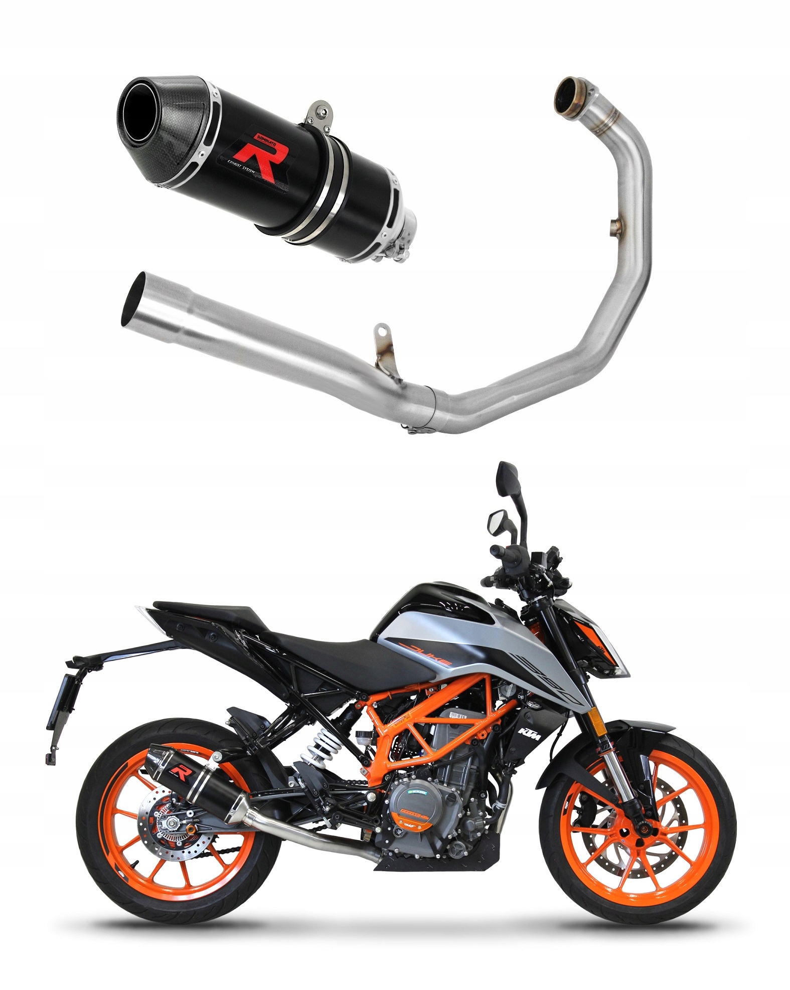 Uklad wydechowy 390 Duke 21 22 HP3 BL DOMINATOR