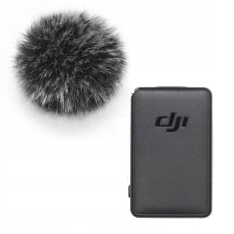 BEZPRZEWODOWY MIKROFON DO KAMERY DJI OSMO POCKET 2 + OSŁONA PRZECIWWIETRZNA