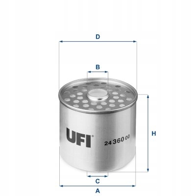 

Ufi 24.360.00 Filtr Paliwa Diesel