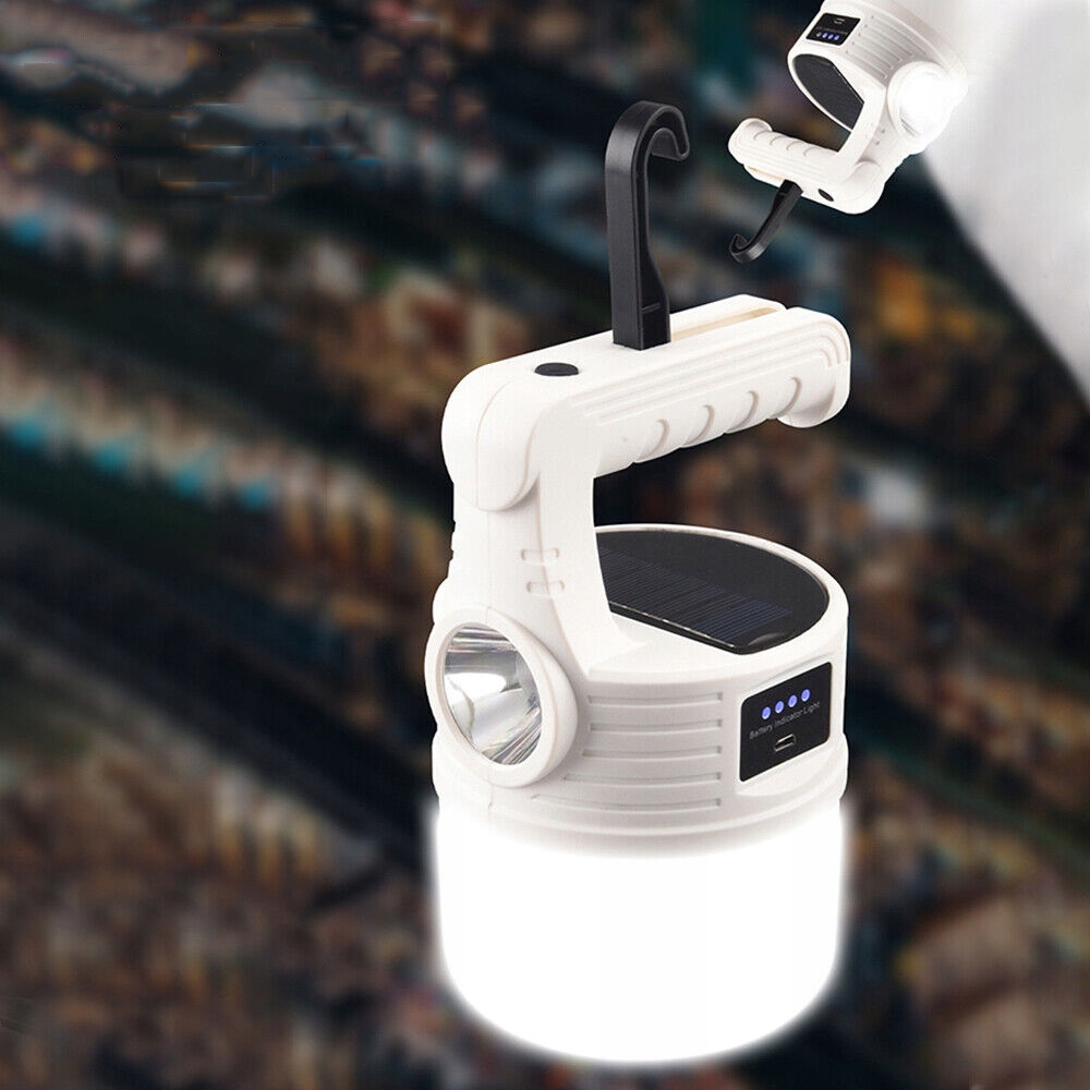 LAMPA KEMPINGOWA LED LATARNIA PRZENOŚNE OŚWIETLENIE KEMPINGOWE DO NAMIOTÓW Rodzaj akumulatorowa