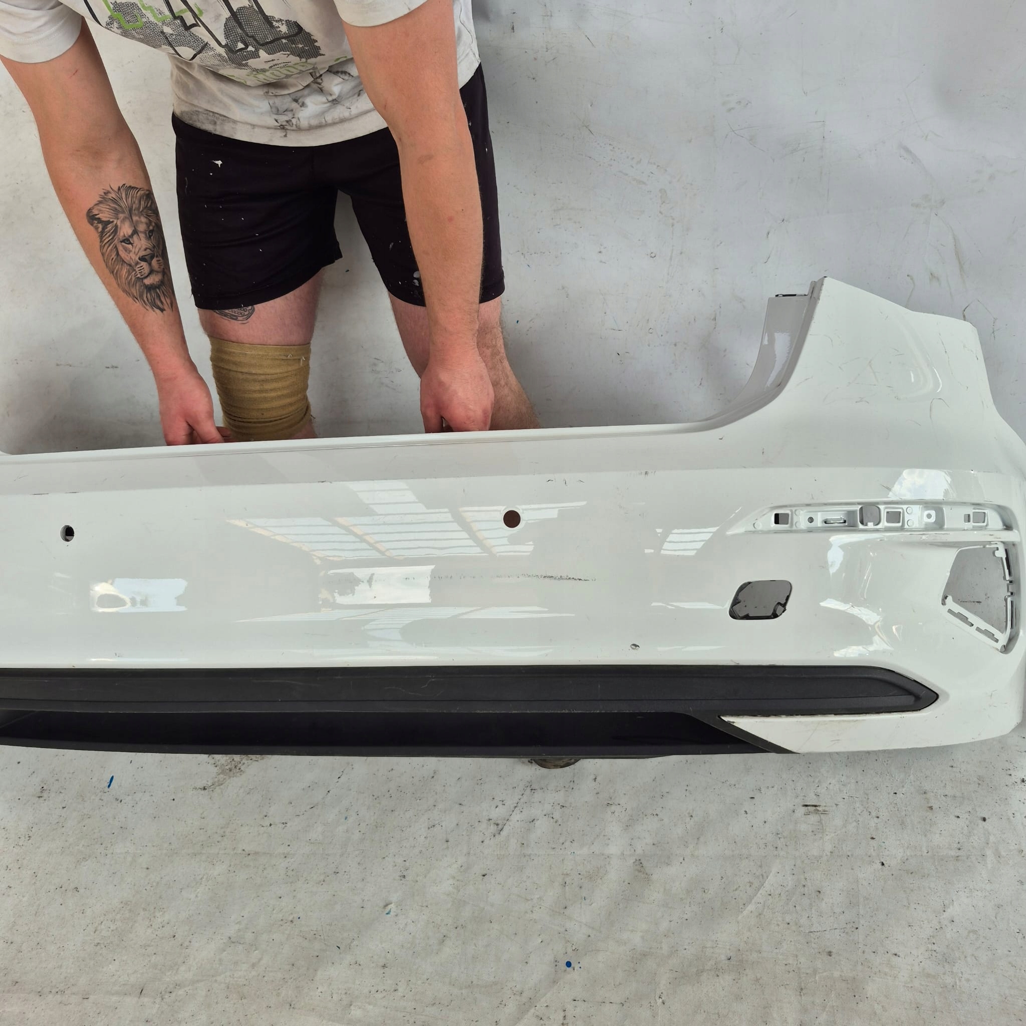 AUDI A3 8Y sedan 20- bumper rear part rear 6XPDC