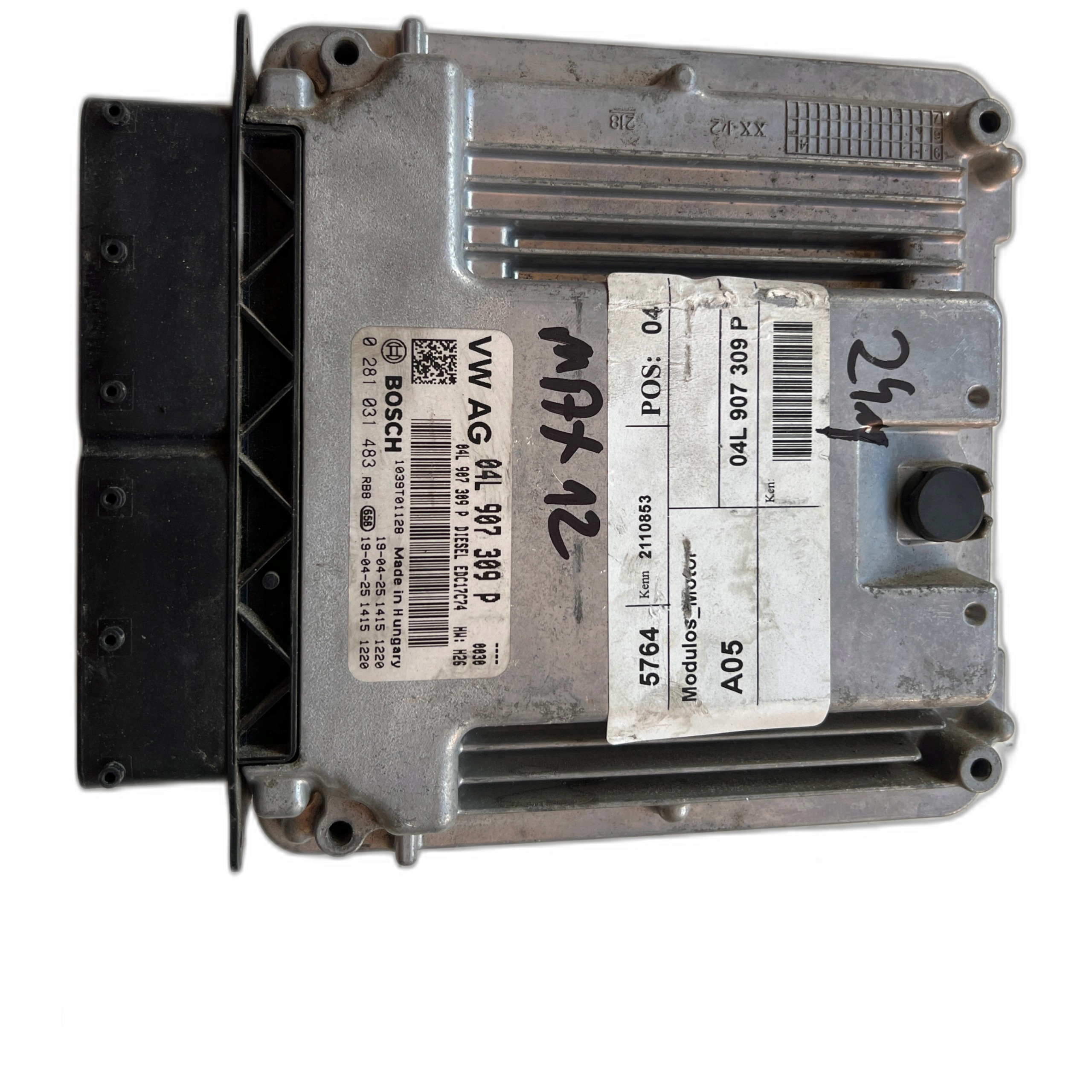 VW T-ROC DFGA 2.0 TDI 04L907309P 0281031483 EDC17C74 computer Originale