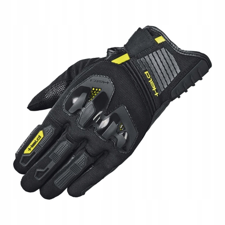 Held Sambia 2 letné adventure rukavice čierne/fluo-žlté vel.10