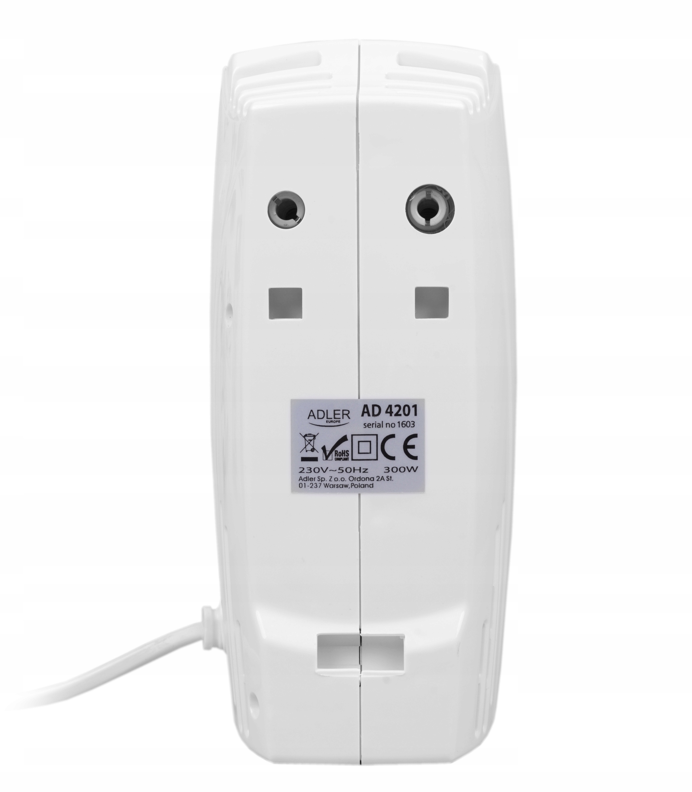 Mikser AD 4201 Grey 300W 5 Prędkości Turbo EJECT Chromowane Nasadki