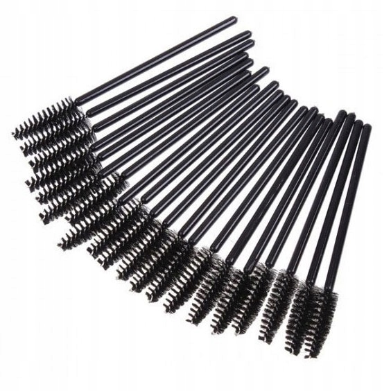 Szczoteczki do rzęs spirala zestaw 25 szt.