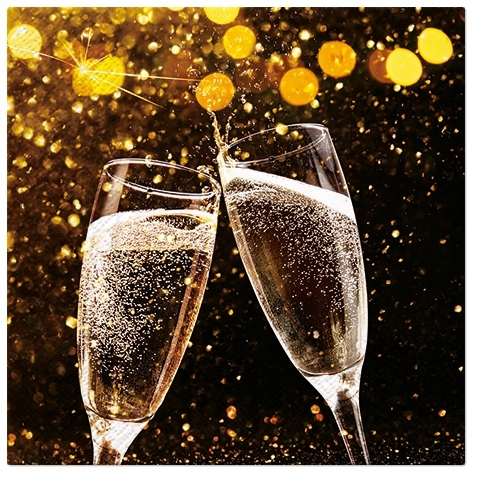 

Serwetki papierowe Paw Szampan 33x33 20 Szt