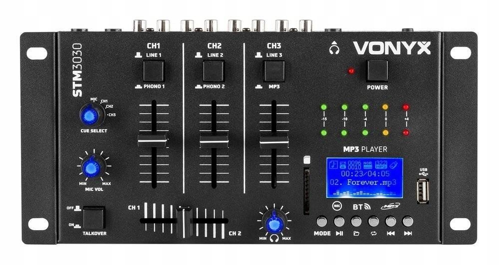 4-kanałowy Mikser Vonyx bluetooth USB SD Model STM3030