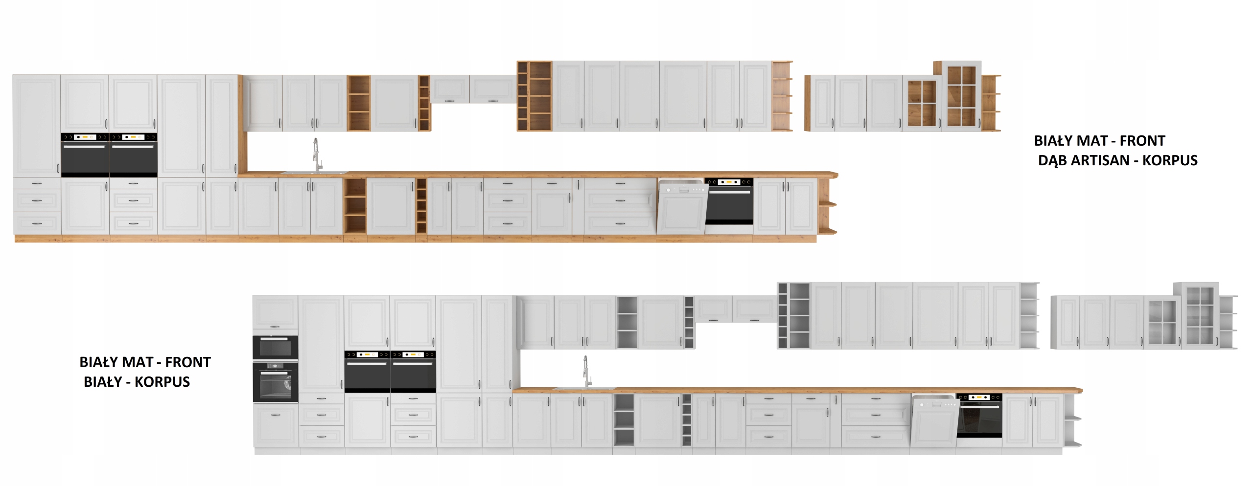 Szafka kuchenna górna 80x90 szara CLAYGREY SPRING Kod producenta CLAYGREY/AR