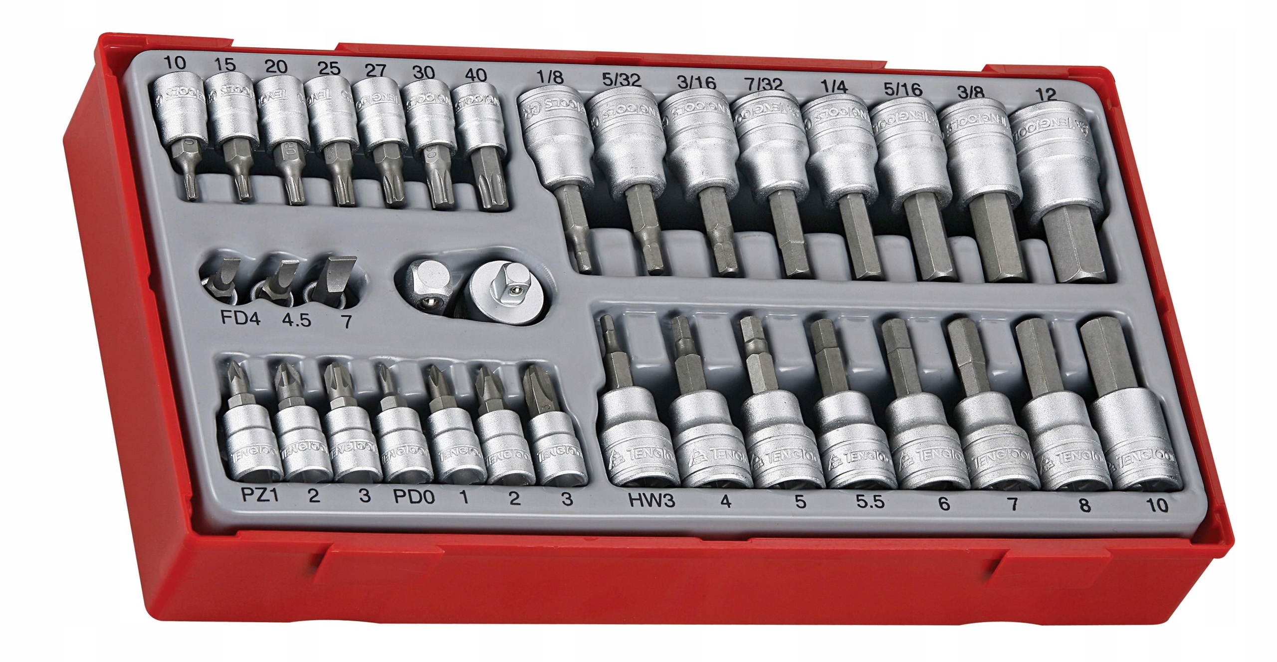 Tŕňové nástavce 1/4 a 3/8 Teng Tools TTBS35