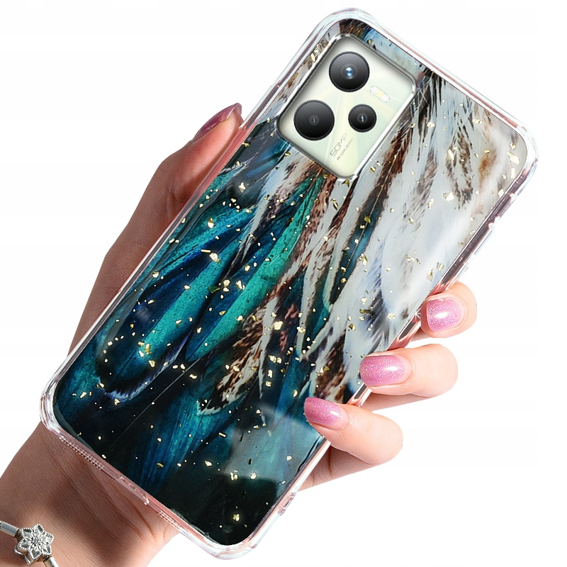 

Etui Case Wzór Szkło 9H do Realme C35