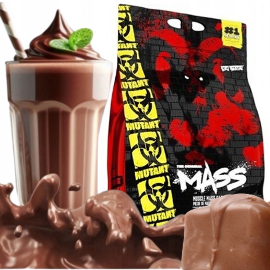 Gainery Pro Nabrání Hmoty bílkoviny sacharidy Pvl Mutant Mass 6800g Chocolate Fudge (Čokoládové Brownies)