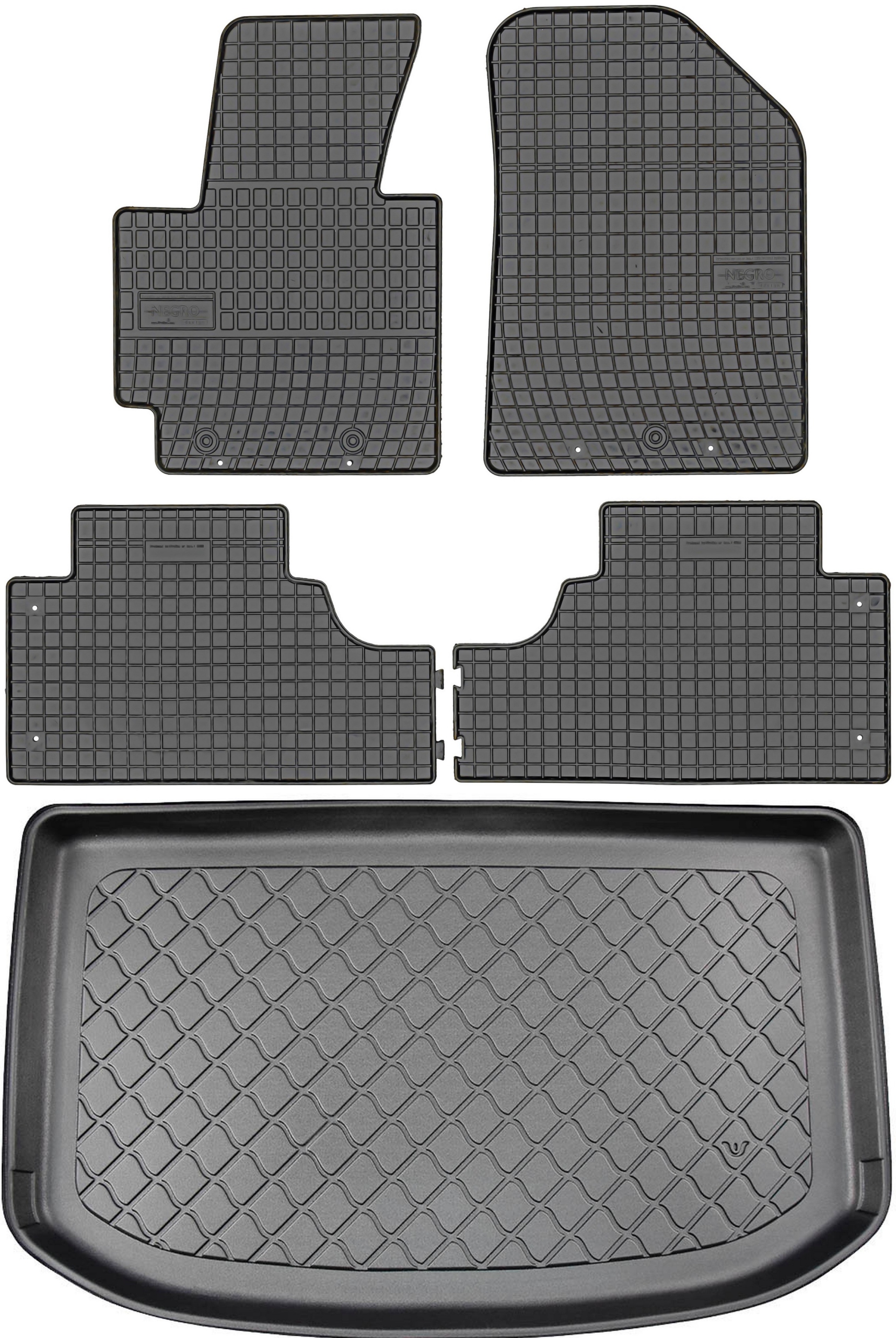 Kia Soul II Hatchback 2014-2019 Koberce s rohožou