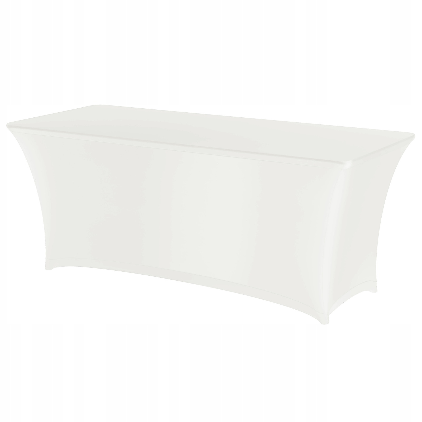 Obdélníkový Ubrus Jersey 183X76 CM Bez Žehlení, Bílý, Gastronomický Hendi